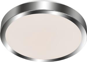Lampada da bagno a LED Lampada da soffitto IP44 15W argento metallo-plastica Ø 29 cm Briloner