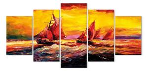 Quadro moderno Regata al sole