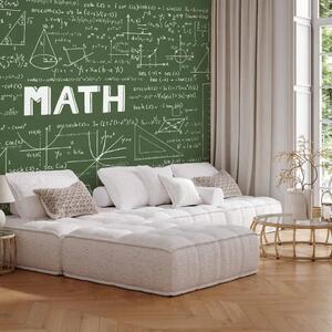 Carta da parati moderna Scritte sulla lavagna - formule matematiche scritte col gesso