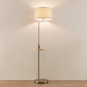 Lampada da terra Zinia Lindby, Alluminio / Grigio / Zincato, Soggiorno / Sala da pranzo, Metallo, Moderno, Lampada da terra