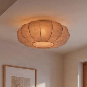 Plafoniera soffitto Helin Lindby, dimmerabile, Marrone / Ruggine, Soggiorno / Sala da pranzo, Tessuto / Stoffa / Seta, Scandinavo, Plafoniera