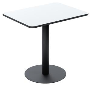 Tavolo da bistrot Mezzo TRMC60X80.01.13 60x80 cm nero/bianco
