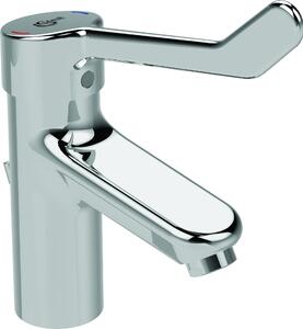 Ideal Standard CERAPLUS 2 miscelatore per lavabo con leva ospedale e scarico in metallo cromo
