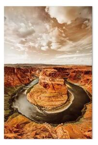 Quadro moderno Horseshoe Bend - meandro fluviale Colorado