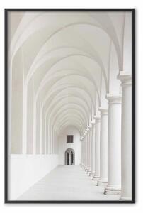 Poster: Colonnato - architettura con colonne grigie