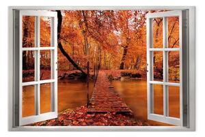 Quadro moderno Parco autunnale largo