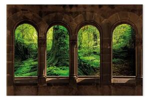 Quadro su tela Bosco fatato largo