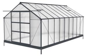Serra Azalia in alluminio 2,5 x 5,5 m CoverTech antracite