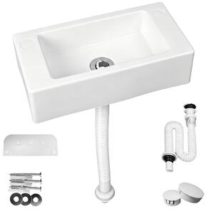 Lavabo sospeso in plastica, dimensioni 40x20x11 cm
