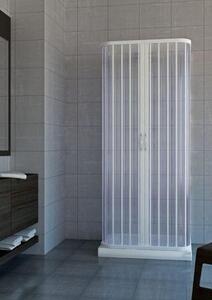 Box doccia con apertura centrale in PVC BRIXO modello MANTA 90 x 90 x 90 cm