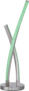 Lampada da tavolo Smart LED RGB, dimmerabile, telecomando, H 48,5 cm