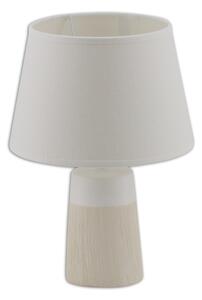 Lampada da tavolo in Vetroceramica Näve Sullivan - Vetroceramica, tessuto - bianco; 3122323