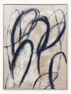 Quadro su tela dipinto a mano Blue Billow