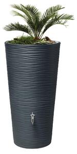 GARANTIA NATURA 2in1 serbatoio per pioggia 210 litri grigio grafite incl. ciotola per piante