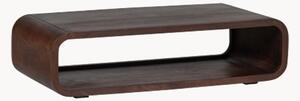 Tavolino da salotto in legno di mango con ripiano Kinu