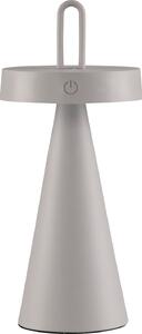 Lampada da tavolo a LED - H 28,9 cm - Grigio - Plastica - Silicone - Dimmerabile