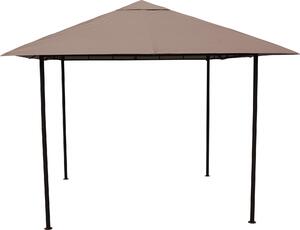 Grasekamp padiglione antico Amalfi Flex 3 x 3 m Taupe padiglione da giardino tenda da festa