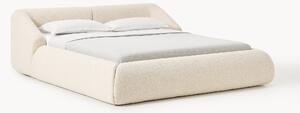 Letto imbottito in bouclé Sofia