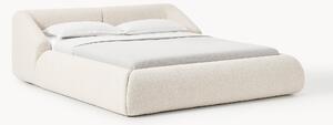 Letto imbottito in bouclé Sofia