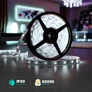 V-TAC LED VT-2835 Strip LED 24V SMD2835 120led/mt 8W/Mt striscia doppio PCB ultrasottile 3mm 6500K IP20 - 23026