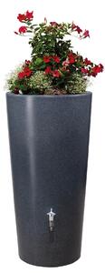 GARANTIA STONE 2in1 serbatoio per pioggia 210 litri lava incl. ciotola per piante