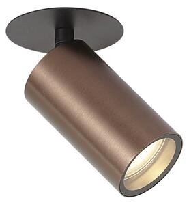 Faretto da incasso moderno bronzo scuro GU10 50mm IP44 - Chels