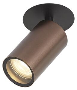 Faretto da incasso moderno bronzo scuro GU10 50mm IP44 - Chels