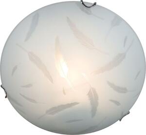 Mezzo plafoniera E27 Ø30cm bianco