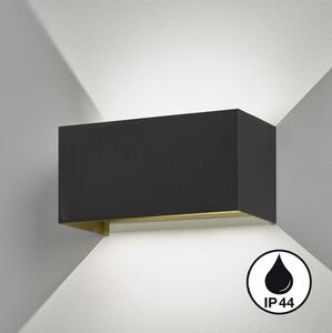 Fischer & Honsel 30519 Wallo Applique in metallo nero sabbia a LED