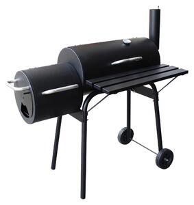 Barbecue a carbone con griglia in acciaio ed affumicatore laterale Essex