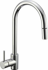 Apell Rubinetto Cucina Miscelatore Lavello con Doccetta Estraibile Monocomando Lavello colore Cromo - APL7790DCCR