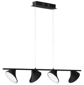 Lampada a sospensione LED Wofi Chara, colore nero