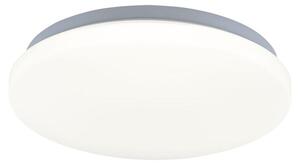 Plafoniera a LED, bianca, in metallo, bianco neutro, rotonda, diametro 28 cm
