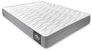 Materasso viscoelastico 90 x 180 cm con fodera in tessuto adatta alle stagioni invernali ed estive