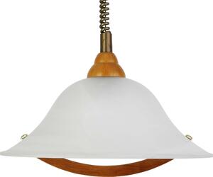 Lampada a sospensione Brillante Torbole PE 1 RZ con cavo a rullo; 73678/72