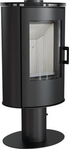 KRATKI AB S/N/DR stufa a legna in acciaio con piedistallo Ø 150 8 kW