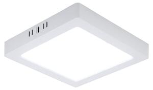 Plafoniera LED, pannello a superficie, plastica, bianco, L 21,4 cm