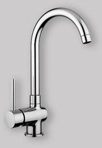 Miscelatore Lavello Monoforo Tubo Orientabile Stick Cromo