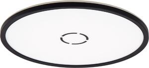 Lampada da soffitto a LED Lampada da soffitto ultrapiatta 22 W 4000K bianco-nero Ø 42cm Briloner