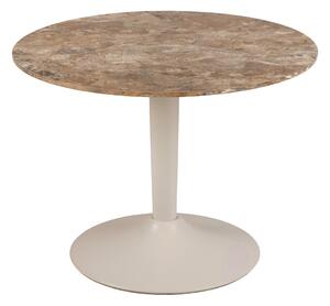 Tavolino da salotto rotondo marrone con piano in ceramica ø 60 cm Malta – Actona