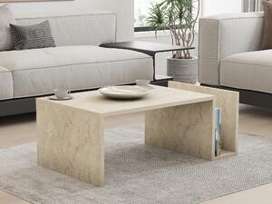 Skye Decor, Memo - Travertino, tavolini, travertino, 86,8 x 32,4 x 50 cm