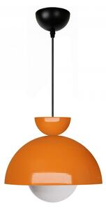 Lampadario arancione con paralume in metallo ø 25 cm Arta – Opviq lights