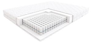Materasso a molle 100x200 Step Hilding con rivestimento in argento