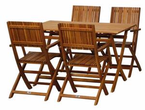 SIENA GARDEN SET DI MOBILI DA GIARDINO FALUN 5 PEZZI COMFORT in legno di acacia
