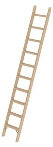 Scaletta in legno senza traversa 10 gradini