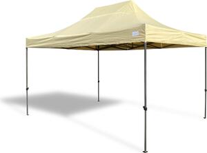 Gazebo pieghevole Grasekamp 3x4,5m Modena beige struttura extra robusta