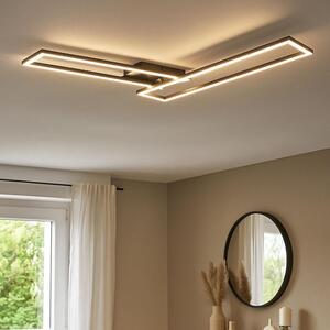 Plafoniera LED, dimmerabile, mobile, nera, L 54 cm