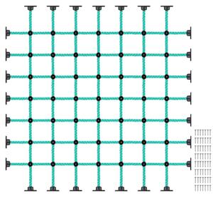 Altalena per bambini con base di installazione, 60" × 60"
