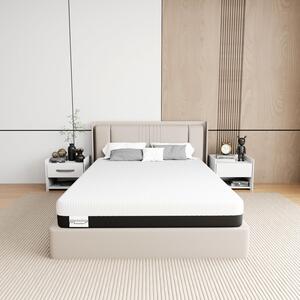 Materasso in gel memory foam 140x200 cm con 7 zone di comfort