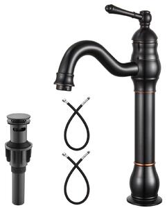 Rubinetto per lavabo alto con bocchetta girevole